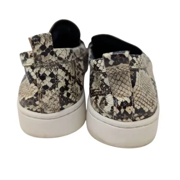 Vionic 8 Uptown Loafer Ivory Multi Snakeskin Career Casual Comfort Boating Women - Picture 6 of 10